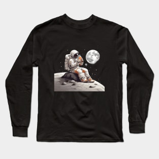 Astronaut in space Long Sleeve T-Shirt